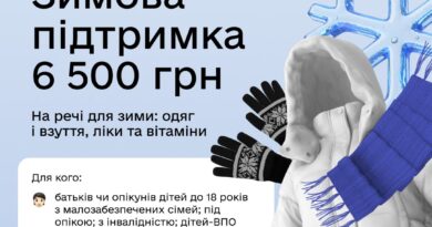 ВІДСЬОГОДНІ СТАРТУЄ ПРИЙОМ ЗАЯВОК НА ОДНОРАЗОВУ ВИПЛАТУ 6 500 ГРН У РАМКАХ ПРОГРАМИ «ЗИМОВА ПІДТРИМКА» ВІДСЬОГОДНІ СТАРТУЄ ПРИЙОМ ЗАЯВОК НА ОДНОРАЗОВУ ВИПЛАТУ 6 500 ГРН У РАМКАХ ПРОГРАМИ «ЗИМОВА ПІДТРИМКА»