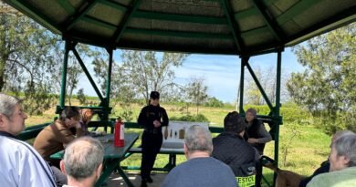 ОФІЦЕР ДСНС ЗУСТРІВСЯ З МЕШКАНЦЯМИ ТА ПЕРСОНАЛОМ КРИНИЧНЕНСЬКОГО ТЕРИТОРІАЛЬНОГО ЦЕНТРУ