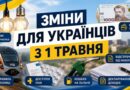 ЩО ЗМІНЮЄТЬСЯ С 1 ТРАВНЯ 2026 РОКУ