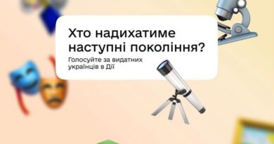ОБИРАЙТЕ ВИДАТНИХ УКРАЇНЦІВ І УКРАЇНОК В ОПИТУВАННЯХ ДІЇ