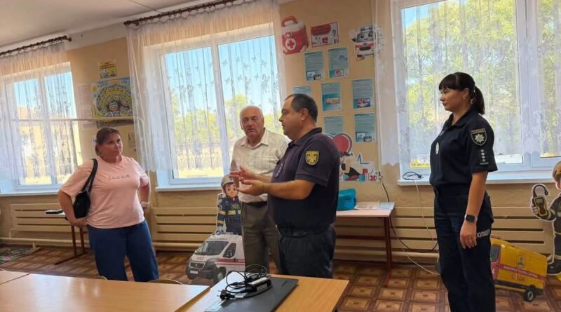 НОВИНИ ГРОМАД: У ВІЛЬНЕНСЬКОМУ ЛІЦЕЇ БЕССАРАБСЬКОЇ ГРОМАДИ ВІДКРИЛИ «КЛАС БЕЗПЕКИ»