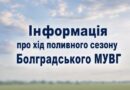 ПОЛИВНИЙ СЕЗОН-2026: ПІДСУМКИ РОБОТИ СТАНОМ НА 1 ВЕРЕСНЯ БОЛГРАДСЬКОГО МУВГ